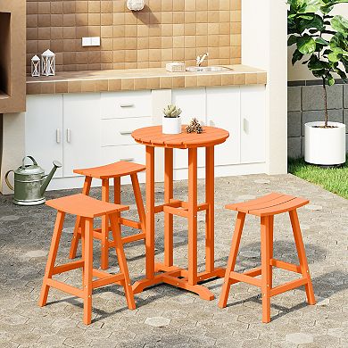 Westintrends 4-piece Outdoor/patio Counter Bistro Set