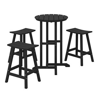 Westintrends 4 pc Outdoor/patio Counter Bistro Set