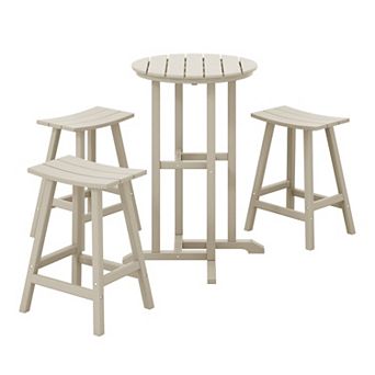 Westintrends 4 pc Outdoor/patio Counter Bistro Set