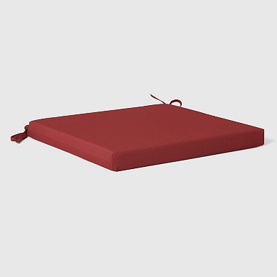Westintrends Outdoor/Patio Dining Chair Square Seat Cushion (Set of 4), 19" x 18"
