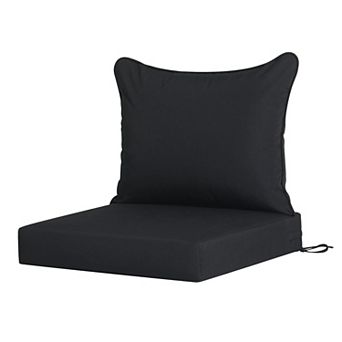 Westintrends Outdoor/patio Chair Deep Seat And Back Cushion, 25" X 25"