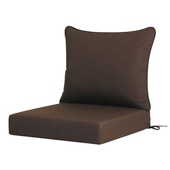 Westintrends Outdoor/patio Chair Deep Seat And Back Cushion, 25" X 25"