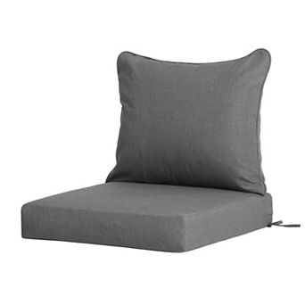 Westintrends Outdoor/patio Chair Deep Seat And Back Cushion, 25" X 25"