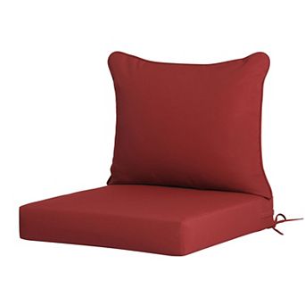 Westintrends Outdoor/patio Chair Deep Seat And Back Cushion, 25" X 25"