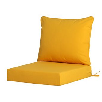 Westintrends Outdoor/patio Chair Deep Seat And Back Cushion, 25" X 25"