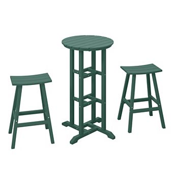 Westintrends 3 pc Outdoor/patio Bar Bistro Set