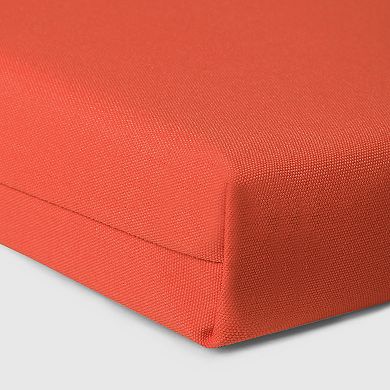 Westintrends Outdoor/patio Dining Chair Square Seat Cushion (set Of 4), 16" X 15"