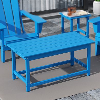 Westintrends 35" Outdoor Adirondack Coffee Table