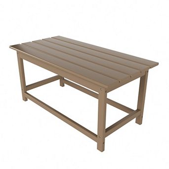 Westintrends 35" Outdoor Adirondack Coffee Table