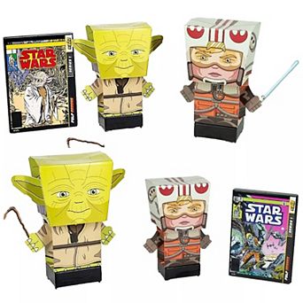 2 pk Pulp Heroes Pull Back - Sw - Luke And Yoda