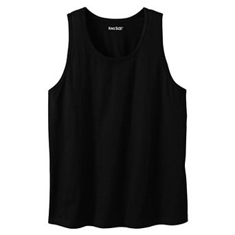 Kingsize Men's Big & Tall Heavyweight Cotton Tank
