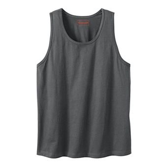 Kingsize Men's Big & Tall Heavyweight Cotton Tank