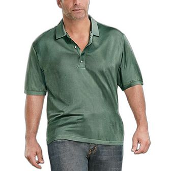 KingSize Men's Big & Tall Longer-Length Shrink-Less Cotton Polo Shirt