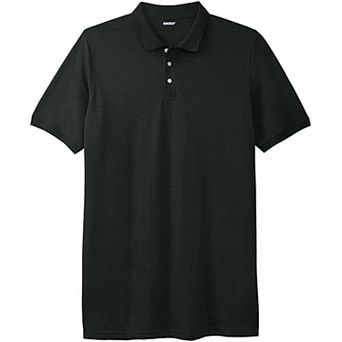 KingSize Men's Big & Tall Longer-Length Shrink-Less Cotton Polo Shirt