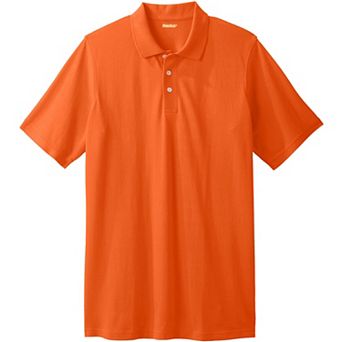 KingSize Men's Big & Tall Longer-Length Shrink-Less Cotton Polo Shirt