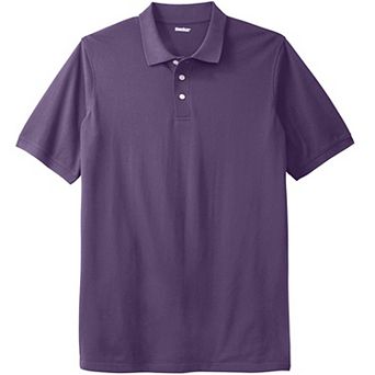 KingSize Men's Big & Tall Longer-Length Shrink-Less Cotton Polo Shirt