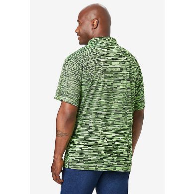 Kingsize Men's Big & Tall No Sweat Polo