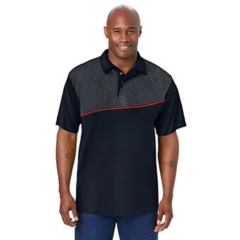 Kingsize Men's Big & Tall No Sweat Polo