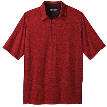 Kingsize Men's Big & Tall No Sweat Polo