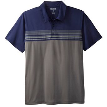 Kingsize Men's Big & Tall No Sweat Polo