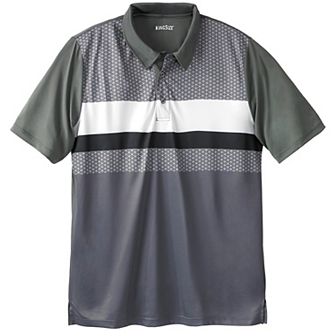 Kingsize Men's Big & Tall No Sweat Polo