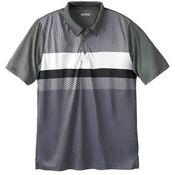 Kingsize Men's Big & Tall No Sweat Polo