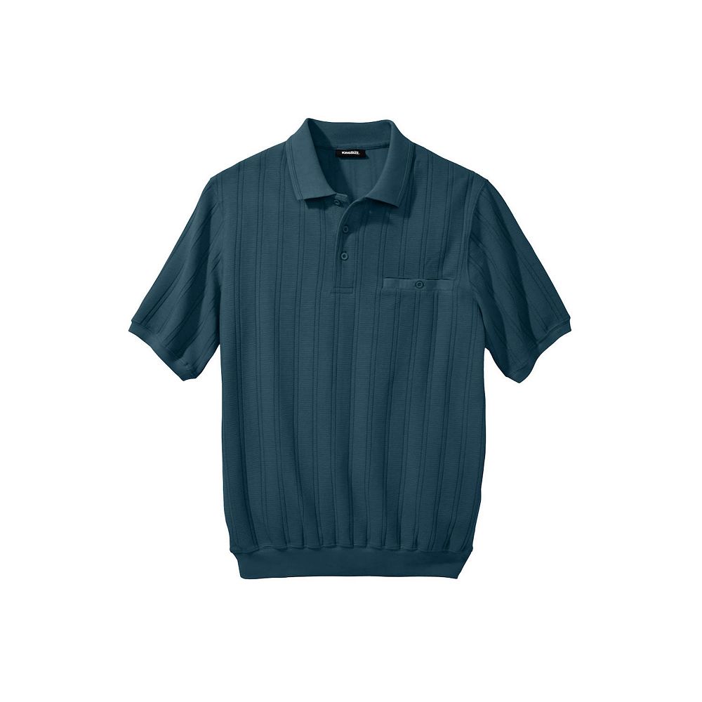 KingSize Men's Big Tall No Tuck Polo Shirt