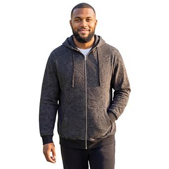KingSize Men's Big & Tall Fleece Zip-Front Hoodie