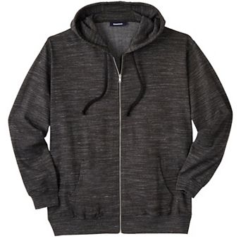 KingSize Men's Big & Tall Fleece Zip-Front Hoodie