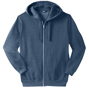 KingSize Men's Big & Tall Fleece Zip-Front Hoodie