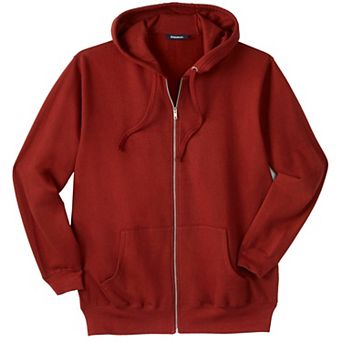 KingSize Men's Big & Tall Fleece Zip-Front Hoodie