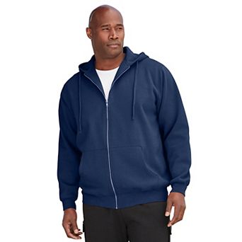 KingSize Men's Big & Tall Fleece Zip-Front Hoodie