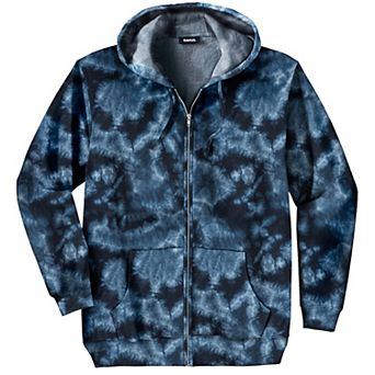 KingSize Men's Big & Tall Fleece Zip-Front Hoodie