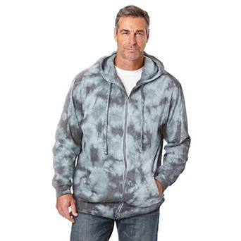 KingSize Men's Big & Tall Fleece Zip-Front Hoodie