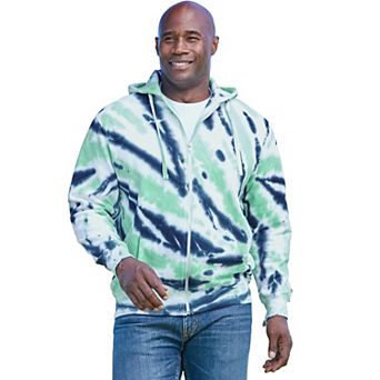 KingSize Men's Big & Tall Fleece Zip-Front Hoodie