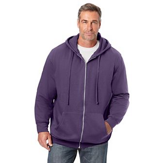 KingSize Men's Big & Tall Fleece Zip-Front Hoodie
