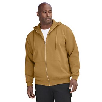 KingSize Men's Big & Tall Fleece Zip-Front Hoodie