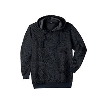 Kingsize Men's Big & Tall Fleece Pullover Hoodie