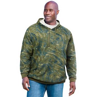 KingSize Men's Big & Tall Fleece Pullover Hoodie