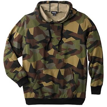 Kingsize Men's Big & Tall Fleece Pullover Hoodie