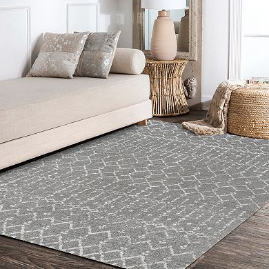 Moroccan Hype Boho Vintage Diamond Area Rug