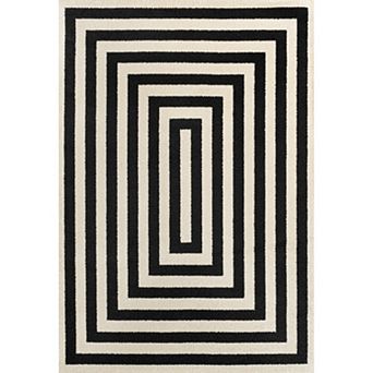 Bandol Modern Classic Mitre Stripe Area Rug