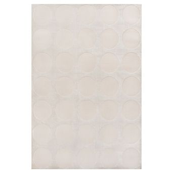 Adrian Modern Geometric Circle Dot High-low Area Rug