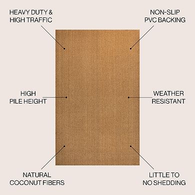 Peater Classic Casual Commerical Natural Coir Doormat