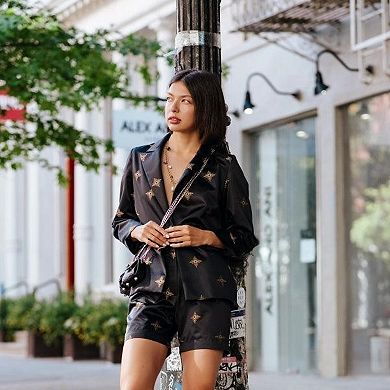 Black And Gold Shorts