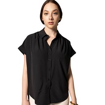 Classic Black Blouse