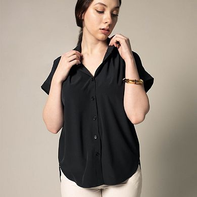 Classic Black Blouse