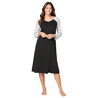 Avenue Women's Plus Size Body Baseball Sleepshirt
