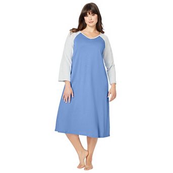 Avenue Women's Plus Size Body Baseball Sleepshirt