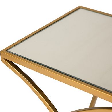 Glitzhome Set Of 2 Nesting Coffee Tables